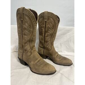 ARIAT AMMORETTE BROWN ROUND TOE WESTERN COWGIRL BOOT 10017332 WOMENS 6B